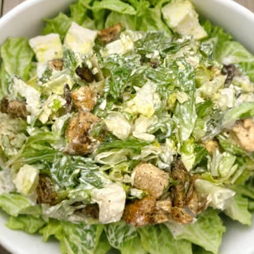 Caesar Salad with Grilled Chicken.