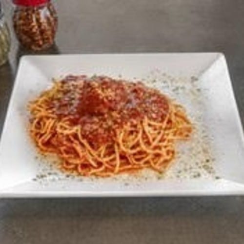 Lunch Spaghetti and Meatball.