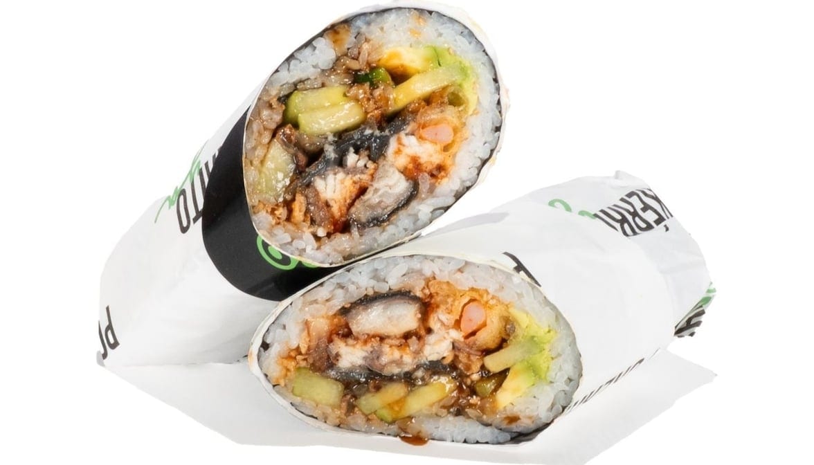 S6- Black Dragon Sushi Burrito.