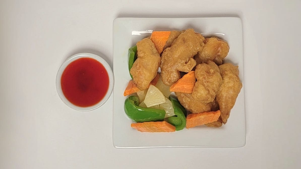 Sweet and Sour Chicken.