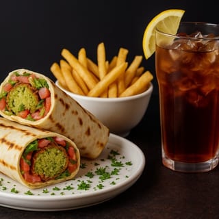 Falafel  Wrap Basket