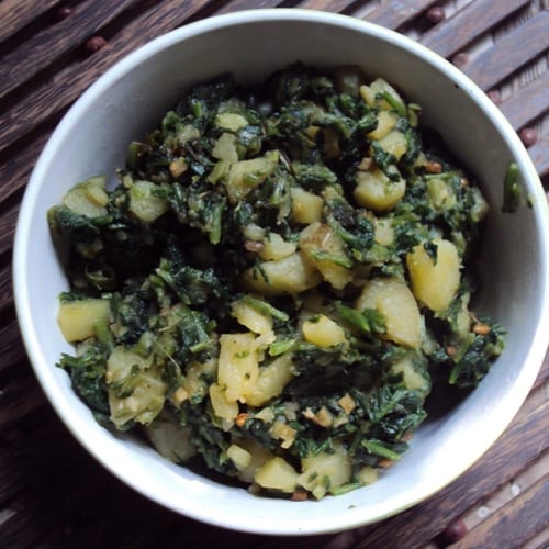 32. Aloo Saag.