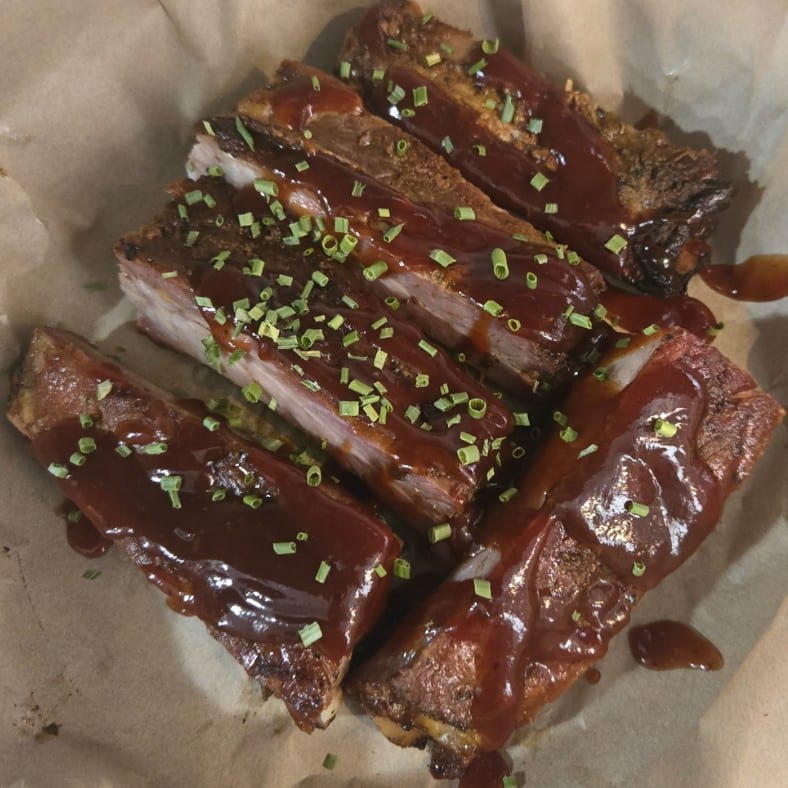 Half Rack and Fries.