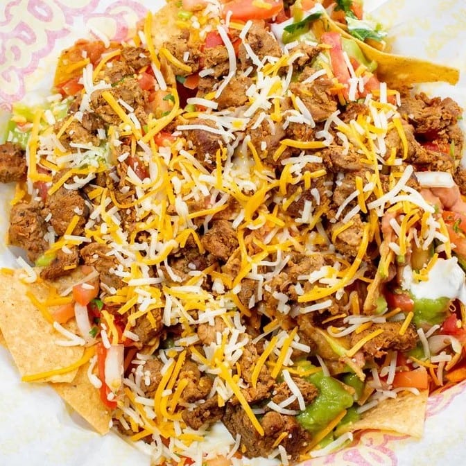 Carne Asada Nachos.