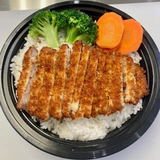 Crispy Pork Tonkatsu Rice Bowl