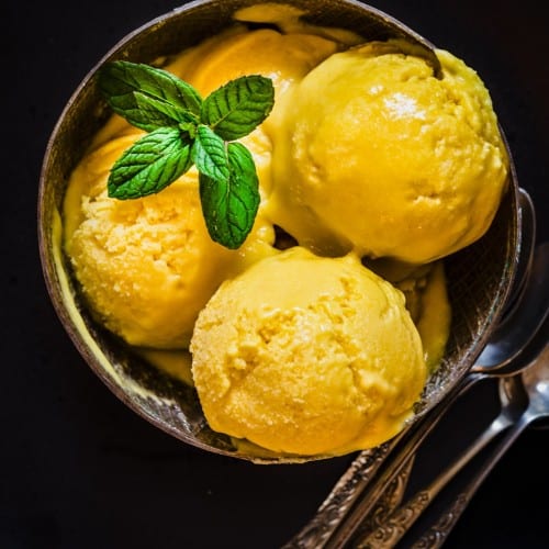 Mango Ice Cream.