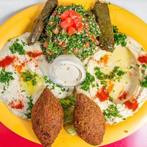 Lebanese Delight Platter.