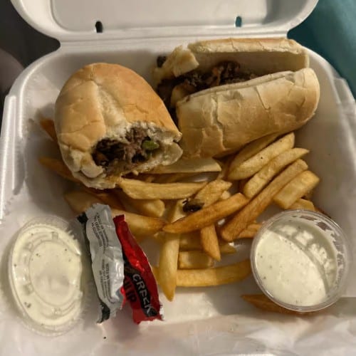 Cheese Steak Special Sub.