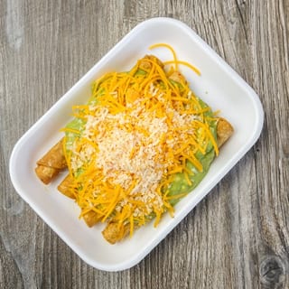 3 BEEF ROLLED TACOS GUACAMOLE