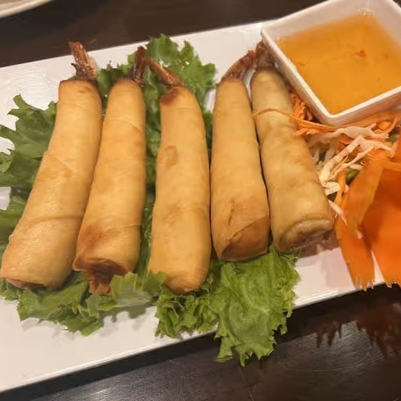 Shrimp In Blanket / กุ้งห่มผ้า.