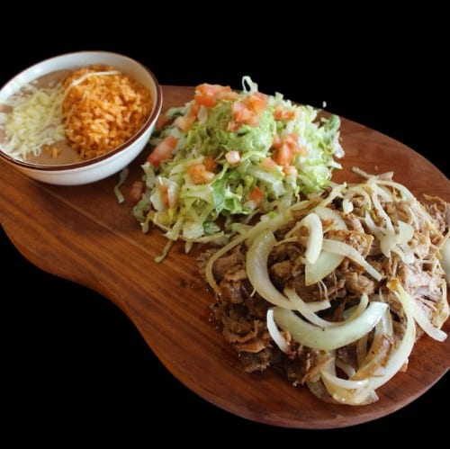 Carnitas Platter.