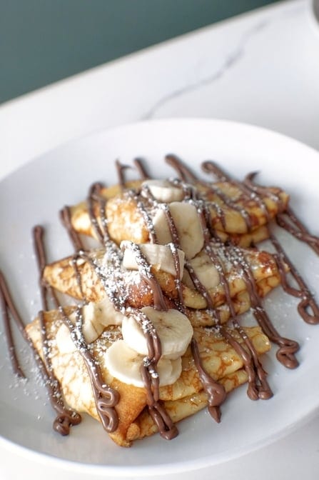 Nutella Crepes.