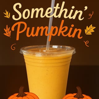 Somethin' Pumpkin (seasonal smoothie)