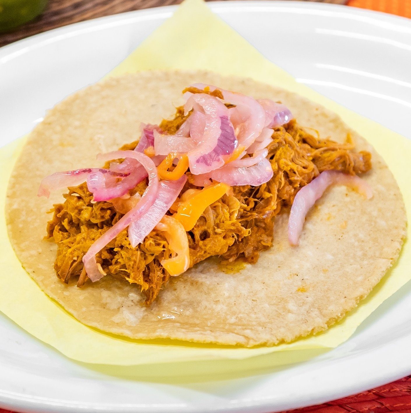 Taco - Cochinita Pibil.