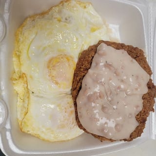 2 Eggs With Country Fried Steak
