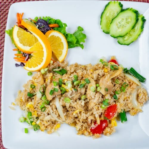 Thai Fried Rice Chicken.