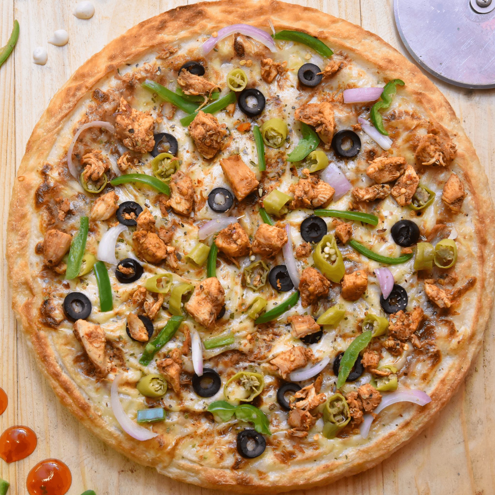 Buffalo Chicken Pizza (Personal 12").