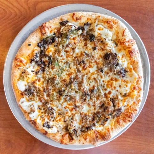 Philly Cheesesteak Pizza (Medium-14").