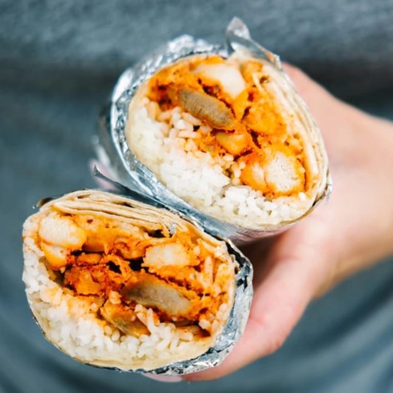 Burrito Packed with Flavor & Bold Sauces