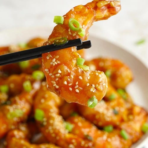 Sesame Crispy Shrimp.