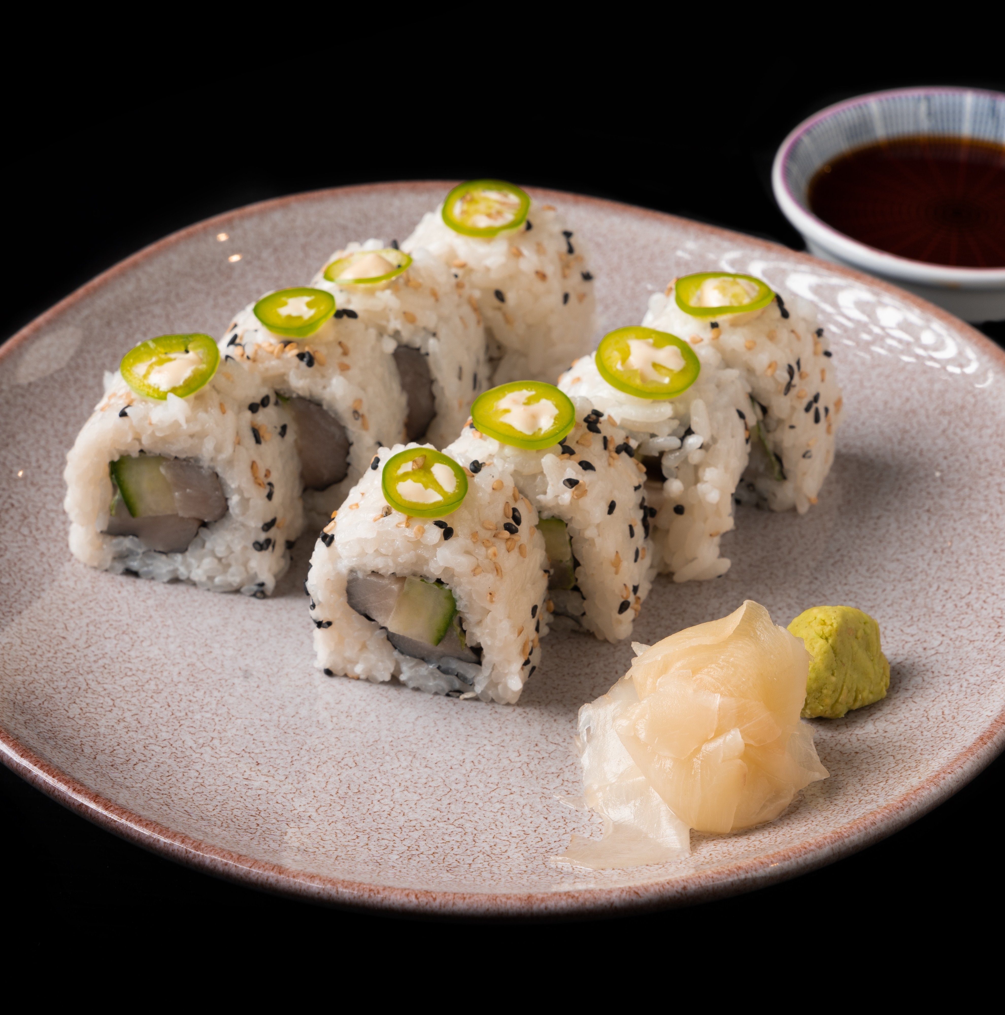 Spicy Yellowtail Roll.