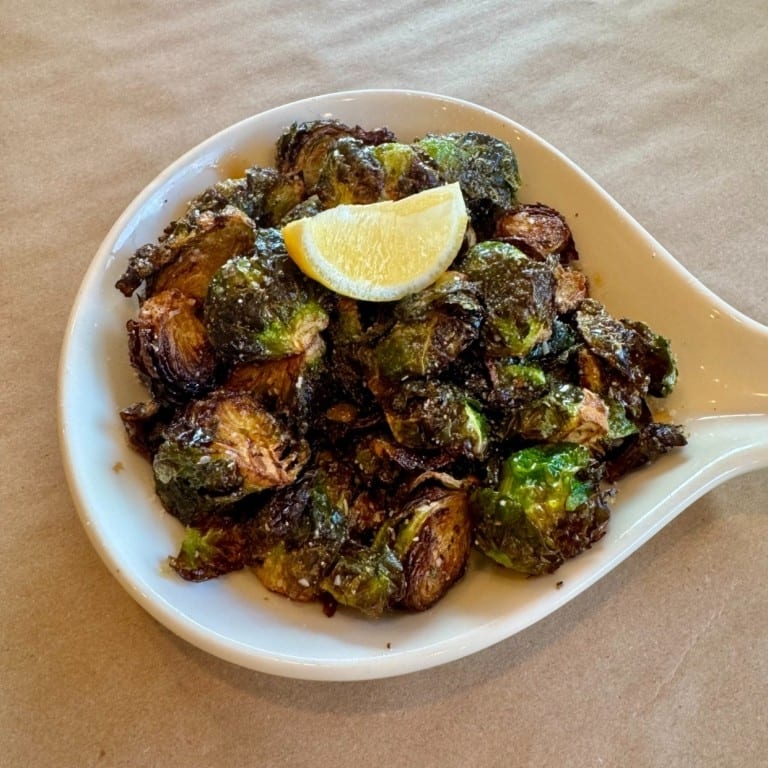 DTCrispy Fried Brussels Sprouts.