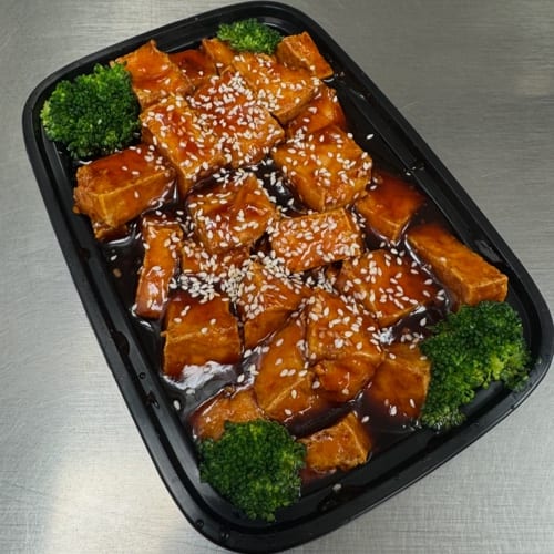 Sesame Tofu.