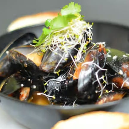 Blue Mussels.