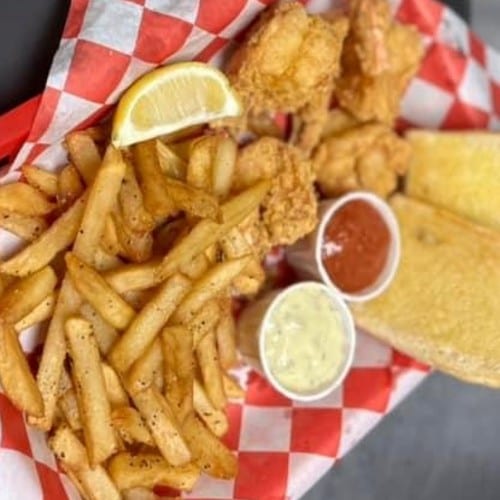 Fried Shrimp Platter.