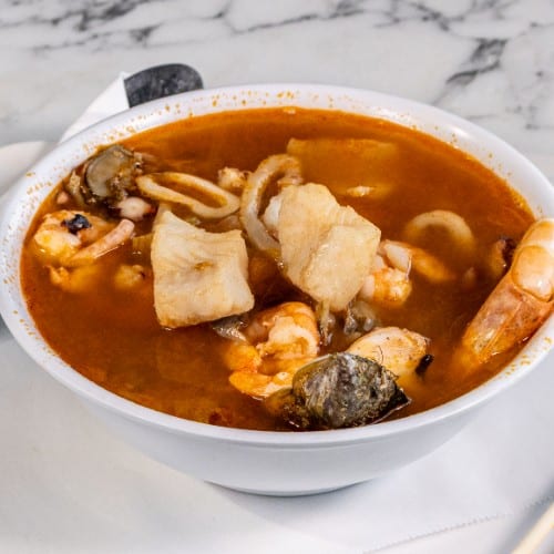 Caldo 7 Mares/7 Seas Soup.