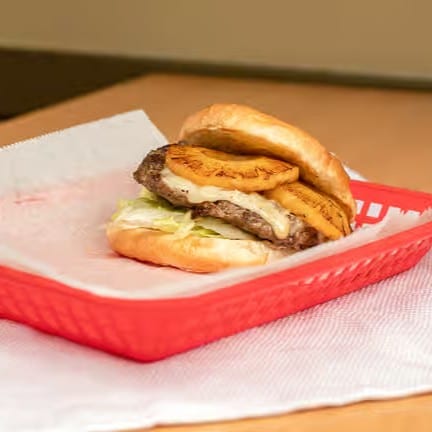 33. Pineapple Burger.
