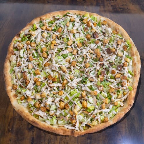 Chicken Caesar Pizza.