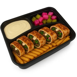 Beef Shawarma Arabic Meal