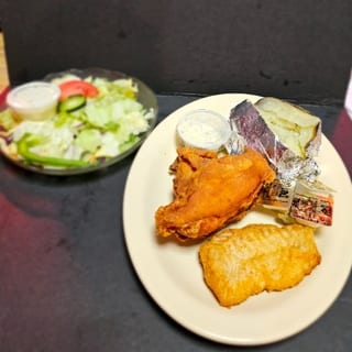 Broaster Combo Dinner (2 pieces)