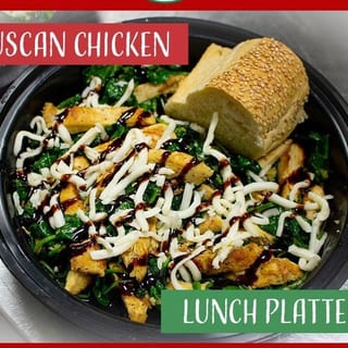 Tuscan Chicken Lunch (Platter)