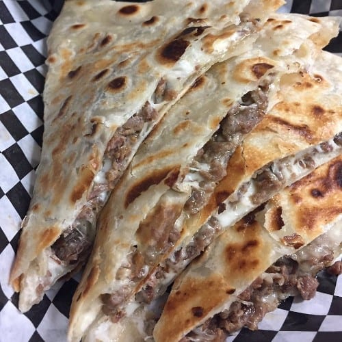 Jose's Super Carnitas Quesadilla.