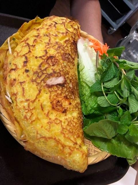 Vietnamese Tofu Crepe.