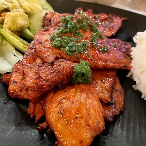 53. Com Ga Nuong / Grilled Chicken Rice.