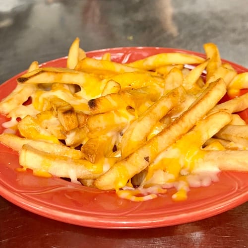 Fries with Cheese.