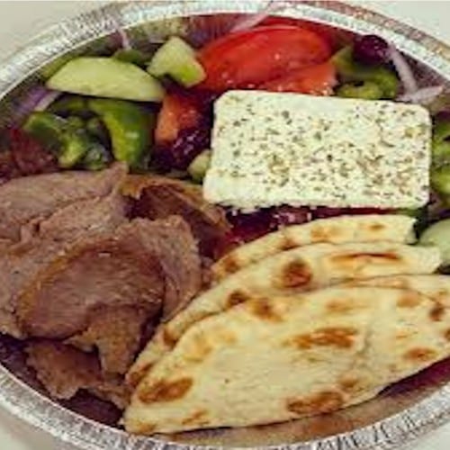 Beef Gyro Platter.