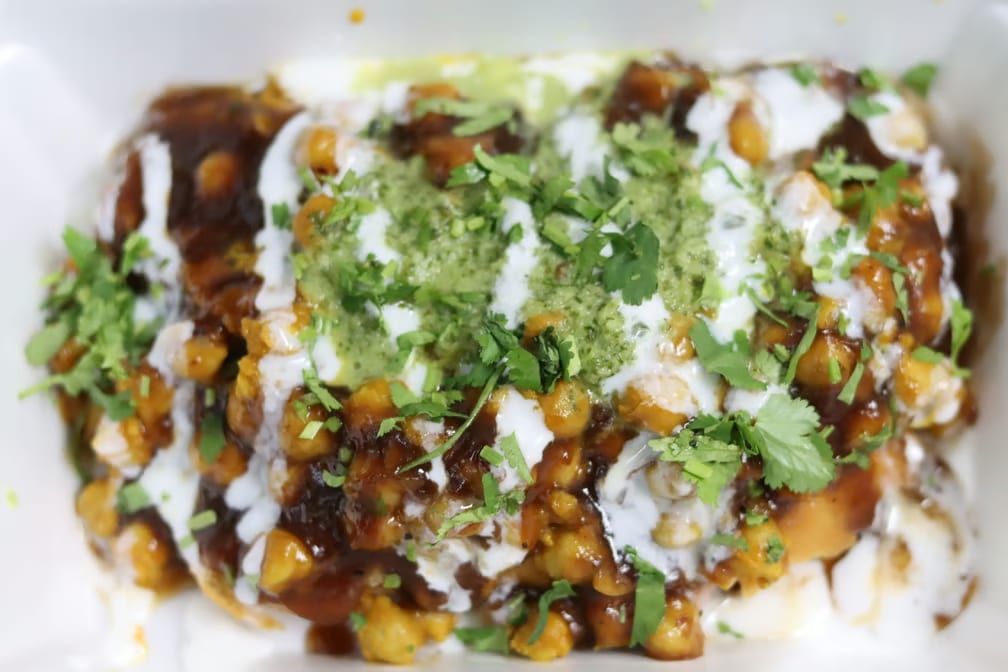 Samosa Channa Chat.