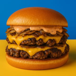 32 Double Smash Burger Ala Ca