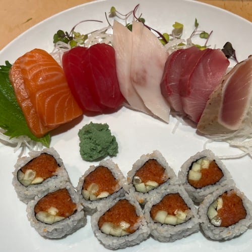 Chef's Selection Sashimi Dinner.