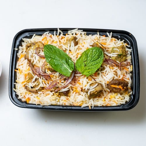 Bucket Lamb Biryani.