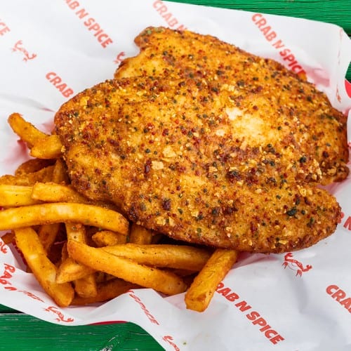 Fried Tilapia & Fries Basket.