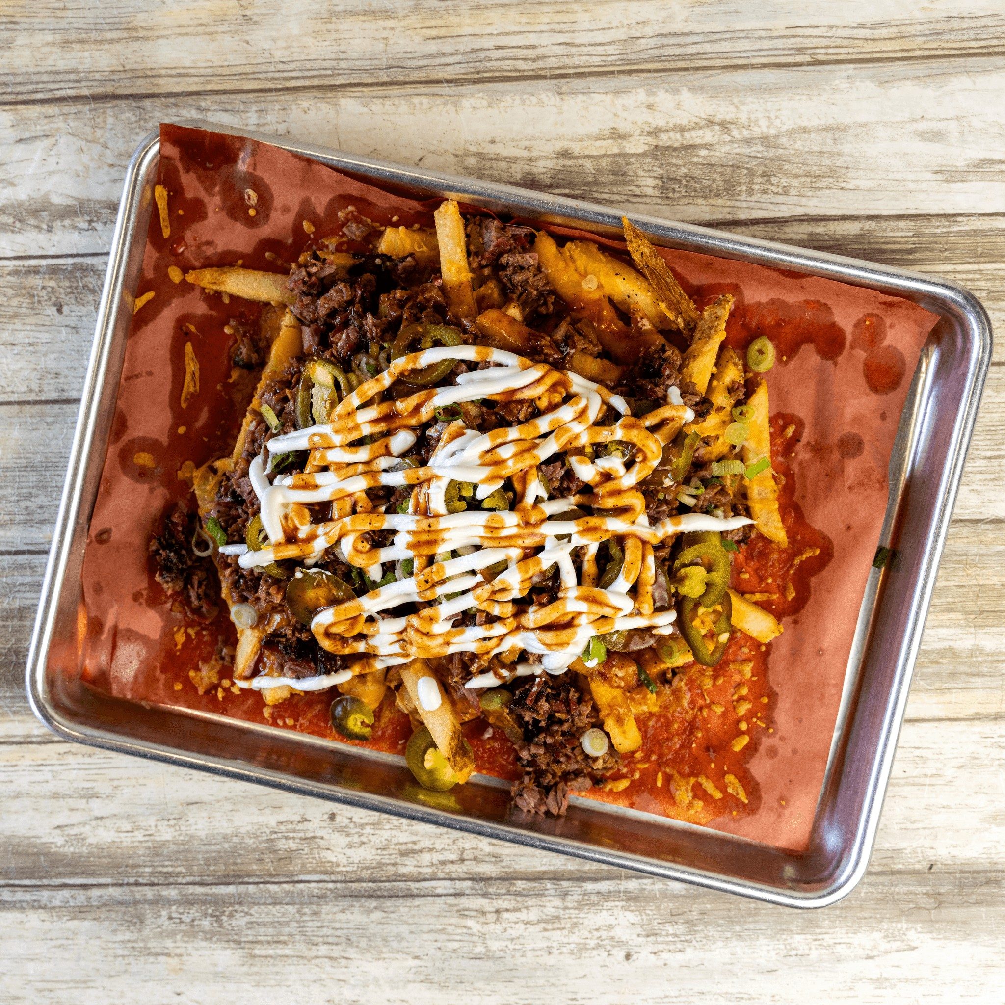 Loaded Fries- Sausage.