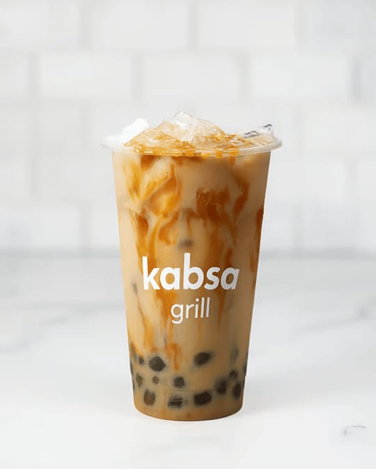 Caramel crush milk tea.