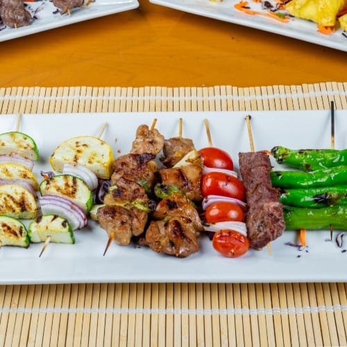 Kushiyaki- 5 Skewer Combo.