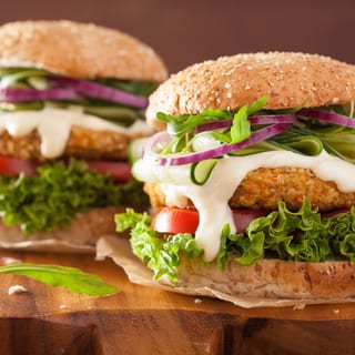 Impossible Burger and Fries