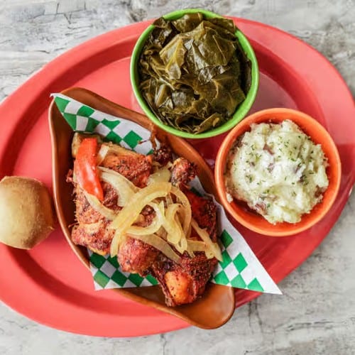 Creole Style Baked Chicken.